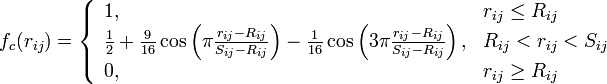 modified Tersoff potential formula 4